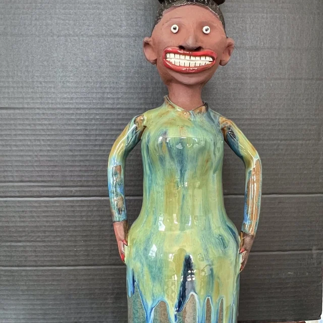 Girl with Vase, a painting shown in the PACA community gallery